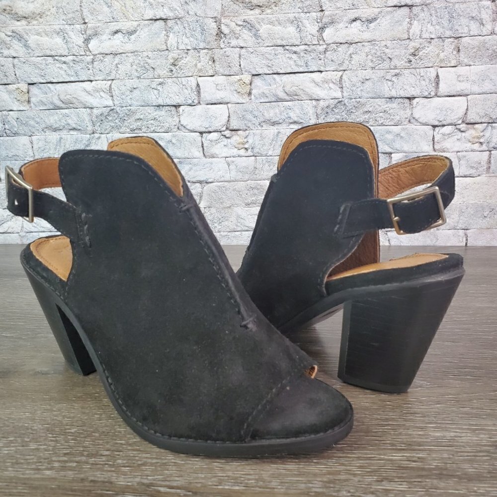 New Frye Courtney Sling Bootie Glove Peep Toe